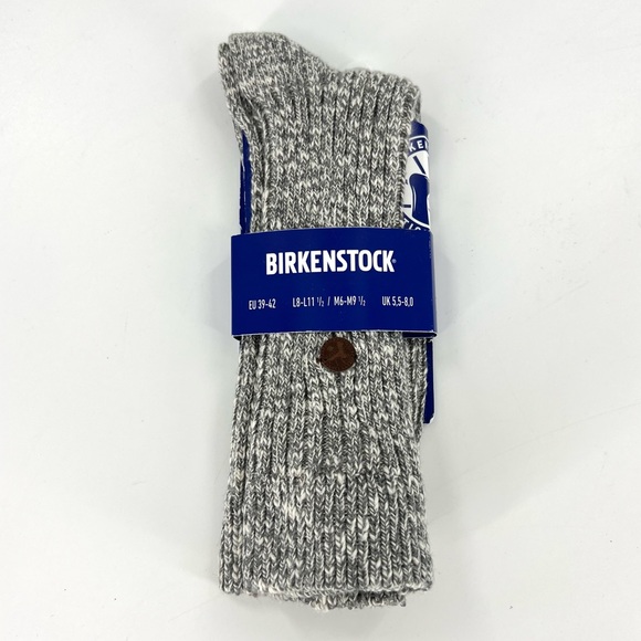Birkenstock Accessories - Birkenstock London Grey Cotton Boot Socks EU 39-42 NEW